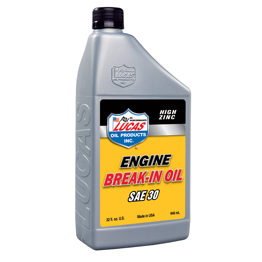 Lucas Oil Products Break-In Motor Oil ZDDP 30W Conventional - 1 qt