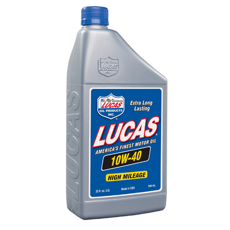 Lucas Oil Products High Performance Motor Oil 10W40 Conventional 1 qt - Set of 6