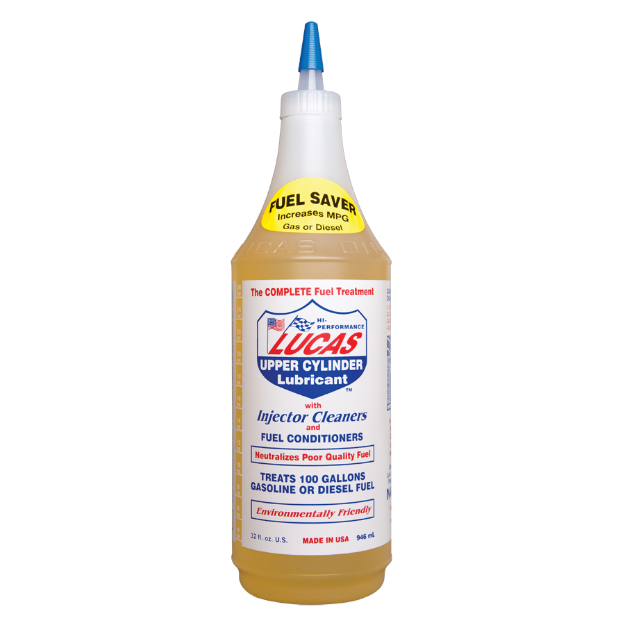 Lucas Oil Products Upper Cylinder Lube Fuel Additive 1 qt Gas/Diesel - Set of 12