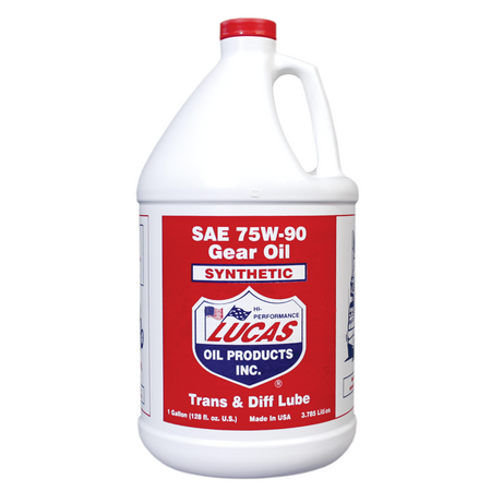 Lucas Oil Products Transmission and Differential Gear Oil 75W90 Synthetic 1 gal - Set of 4