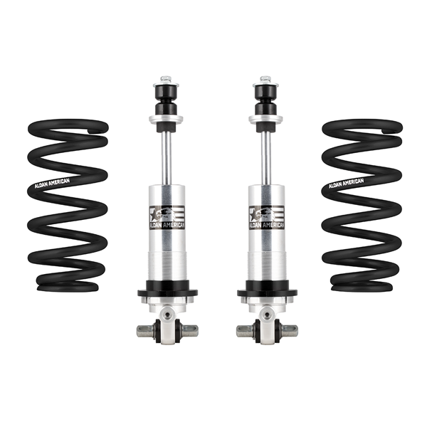 Aldan American Phantom Series Single Adjustable Front Coil-Over Shock Kit - 450 lb/in Spring Rate - GM F-Body 1967-69 - Pair