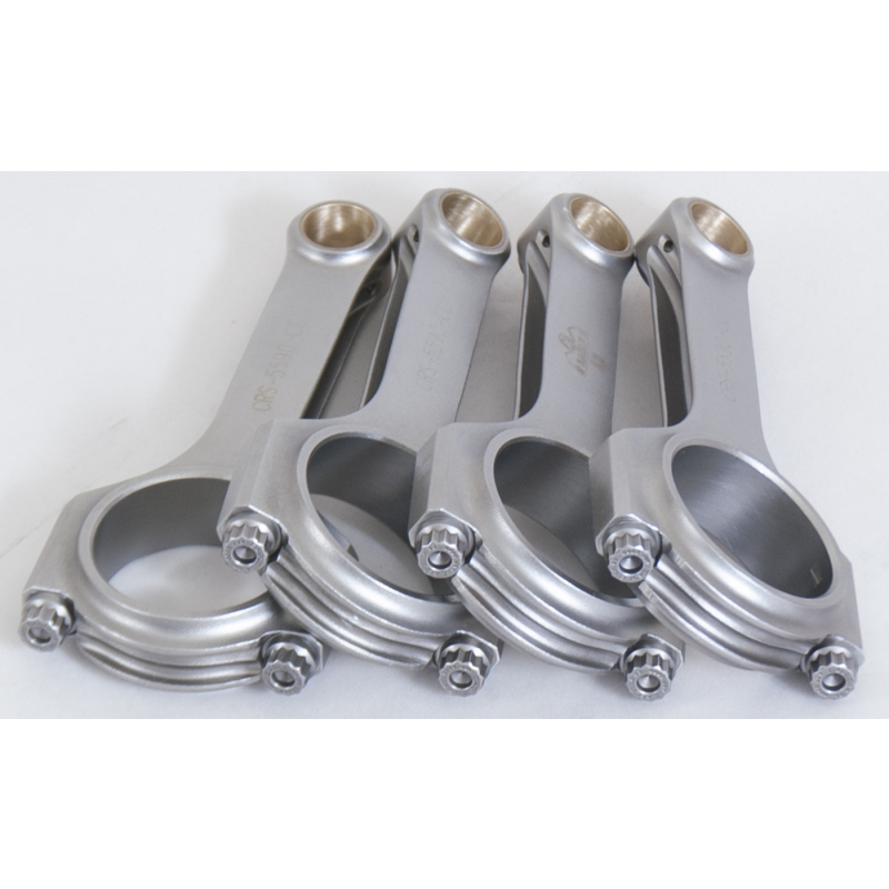 Eagle H-Beam Connecting Rod - 5.590 in Long - Bushed - 3/8 in Cap Screws - Forged  - GM 2.2 L - Set of 4