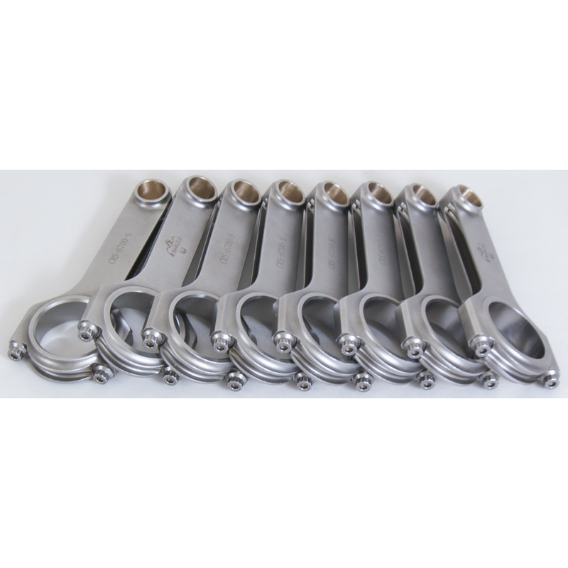Eagle BBC 4340 Forged H-Beam Rods- 6.700in w/ARP 2000