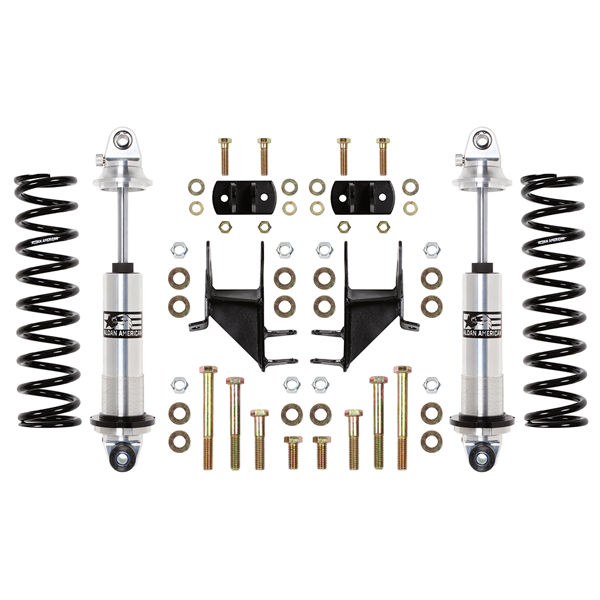 Aldan American Phantom Series Coil-Over Shock Kit - Single Adjustable - Rear - 160 lb/in Spring Rate - Aluminum