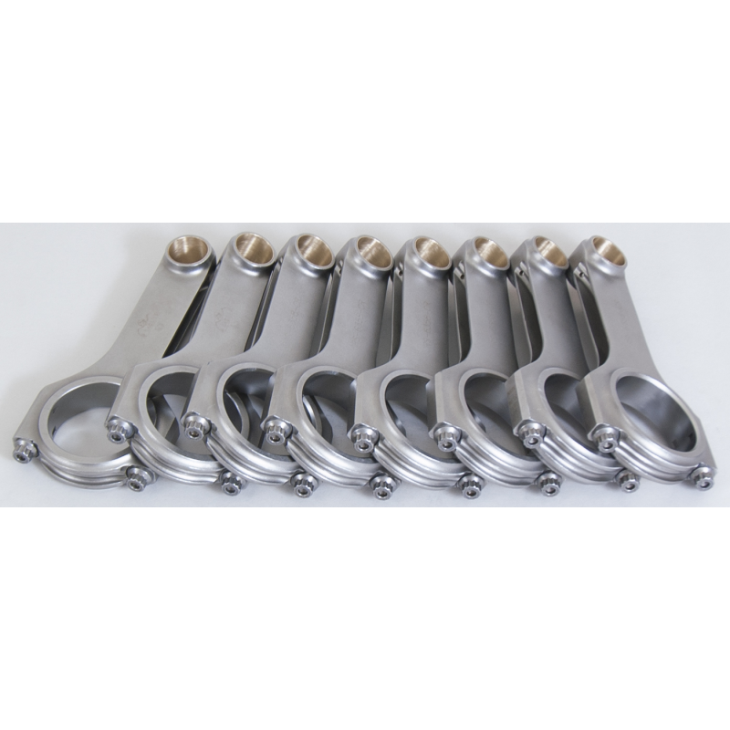 Eagle H Beam Connecting Rod 6.358" Long Bushed 7/16" Cap Screws - Forged Steel