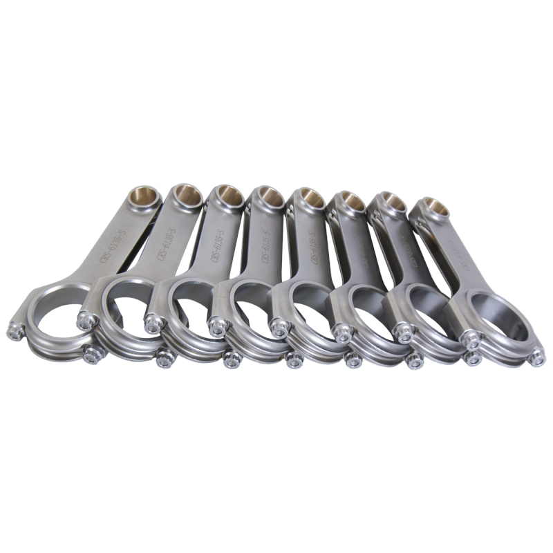 Eagle H-Beam Connecting Rod - 6.135 in Long - Bushed - 7/16 in Cap Screws - ARPL19 - Big Block Chevy - Set of 8