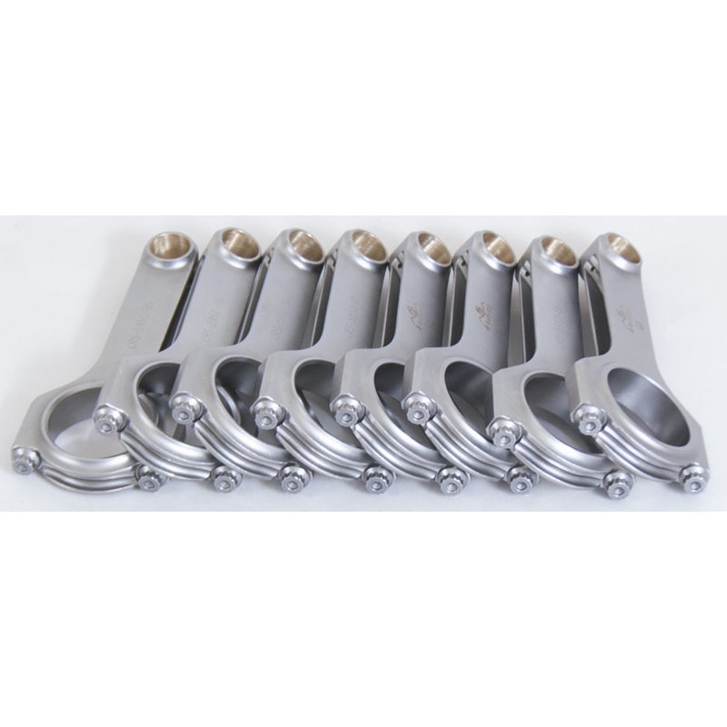Eagle "3-D" H-Beam Forged 4340 Steel Connecting Rods - Ford Stock 351W - 2.310" Crank Pin, .912" Piston Pin, .8315" B.E. Width - 5.956" Length - 690 Grams - (Set of 8)