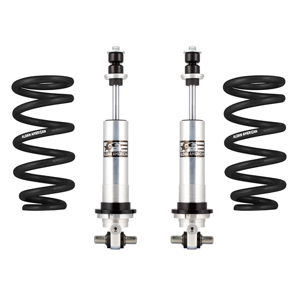 Aldan American Phantom Series Single Adjustable Front Coil-Over Shock Kit - 450 lb/in Spring Rate - GM G-Body 1978-88 - Pair