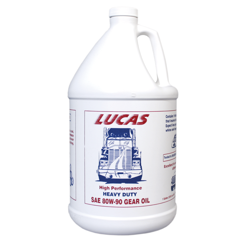 Lucas Oil Products Heavy Duty Gear Oil 80W90 Conventional 1 gal - Set of 4