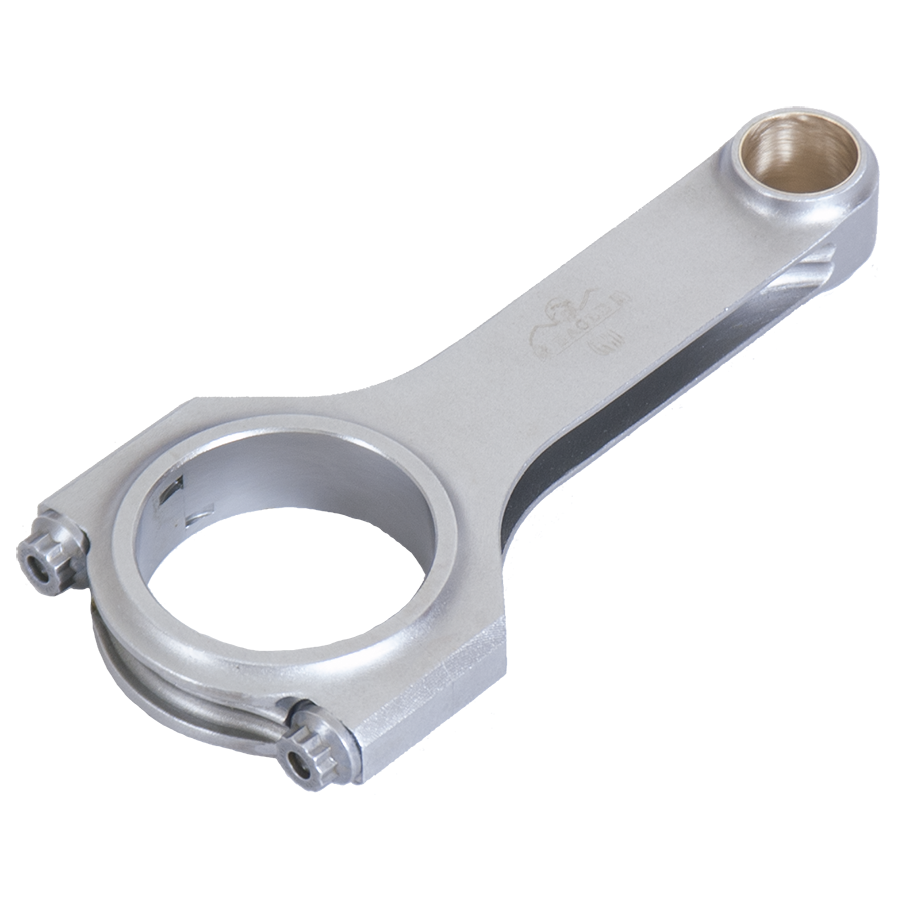 Eagle H Beam Connecting Rod 5.700" Long Bushed 7/16" Cap Screws - Forged Steel