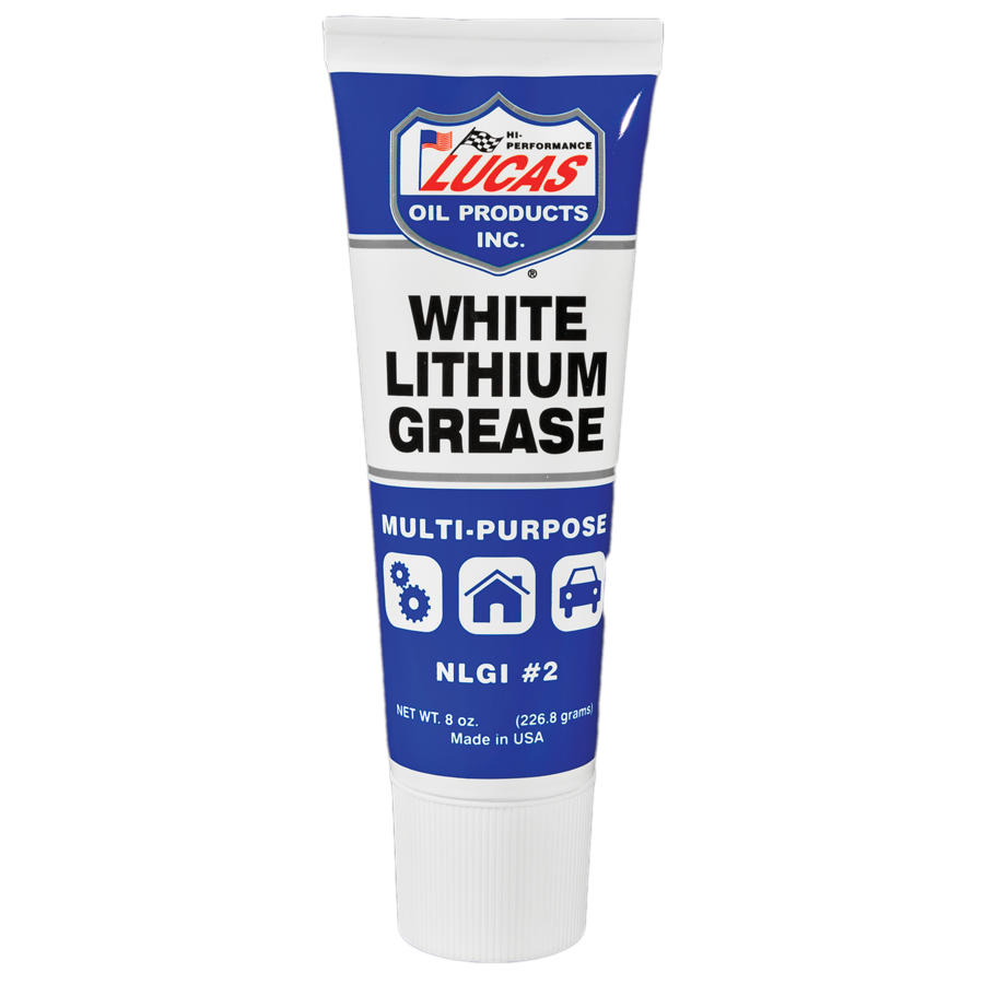 Lucas Oil Products White Lithium Grease Conventional 8 oz Tube - Set of 12