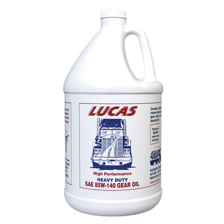 Lucas Oil Products Heavy Duty Gear Oil 85W140 Conventional 1 gal - Set of 4