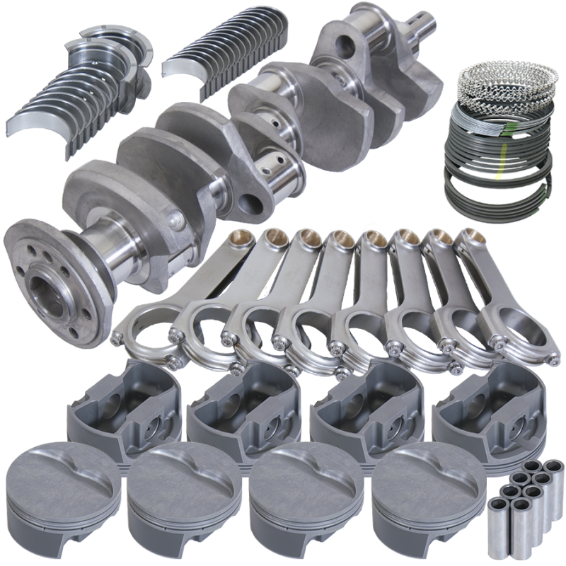 Eagle Competition Rotating Assembly - 383 CID - 3.750" Stroke - 4.030" Bore - 6.000" Rods - SB Chevy
