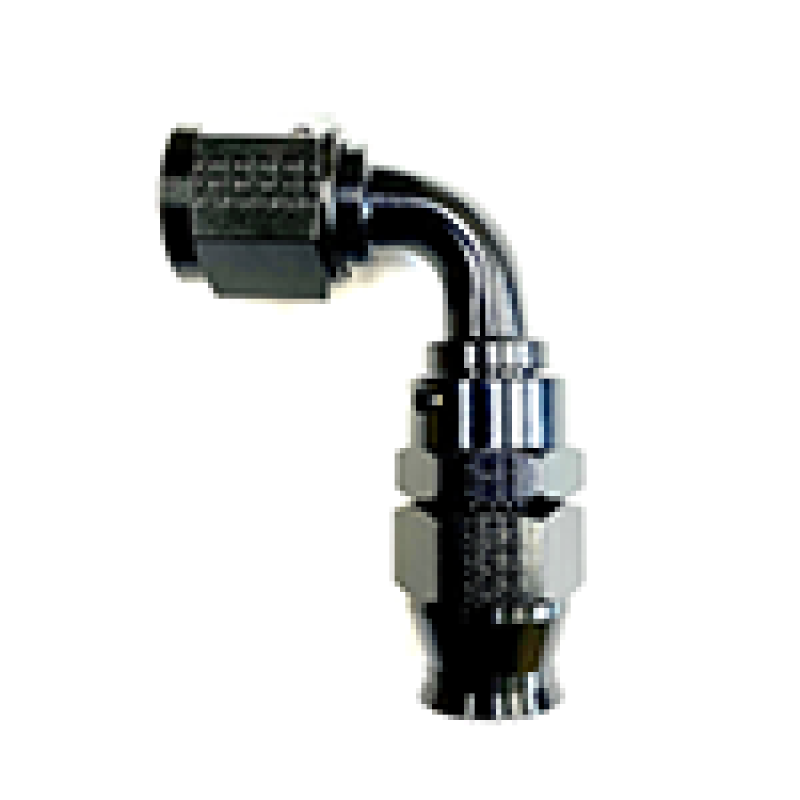 Fragola Real Street PTFE Race Hose End -10 AN - 90 - Black
