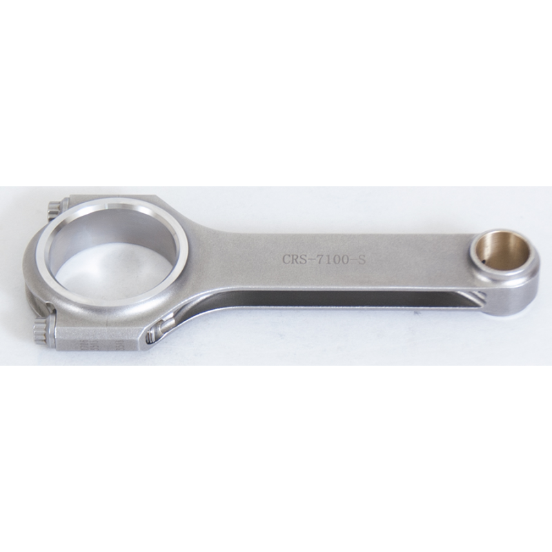 Eagle H-Beam Connecting Rod - 7.100" Long - Bushed - 7/16" Cap Screws - Forged Steel - BB Chevy / Oldsmobile V8 (Set of 8)