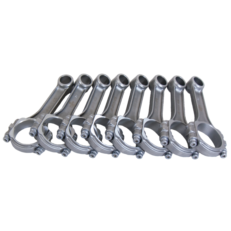 Eagle "SIR" I-Beam Forged 5140 Steel Connecting Rods - SB Chevy (Press Fit) - 5.700" Rod Length, 570 Grams - (Set of 8)