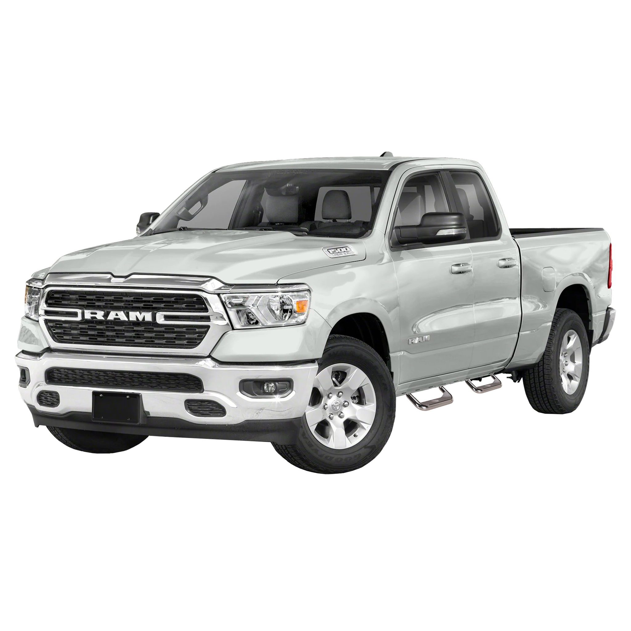 Carr Super Hoop Step Bars - Polished Aluminum - Various Applications 124032-1