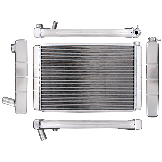 Northern Race Pro Radiator - 31" W x 19" H x 3-1/8" D - Dual Pass - Passenger Side Inlet - Passenger Side Outlet - Aluminum