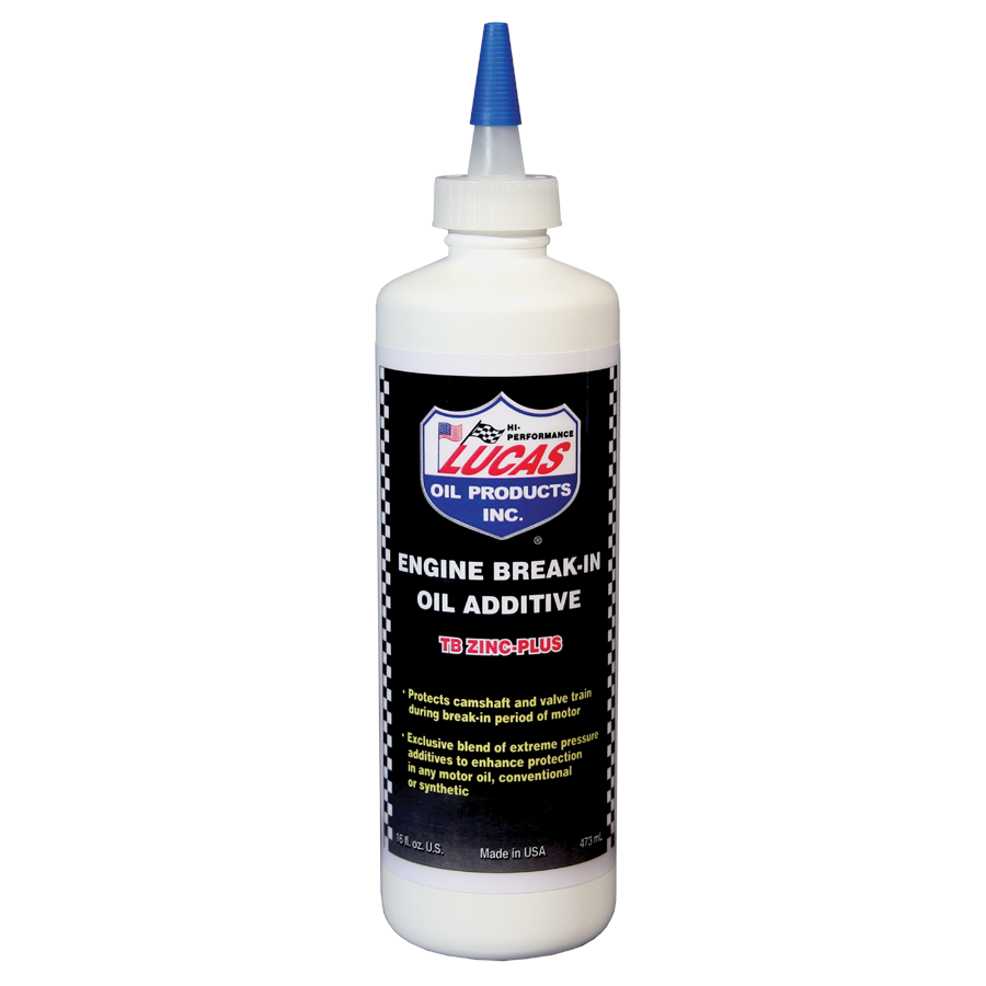 Lucas Oil Products Engine Break-In Additive Motor Oil Additive ZDDP 16.00 oz - Set of 12