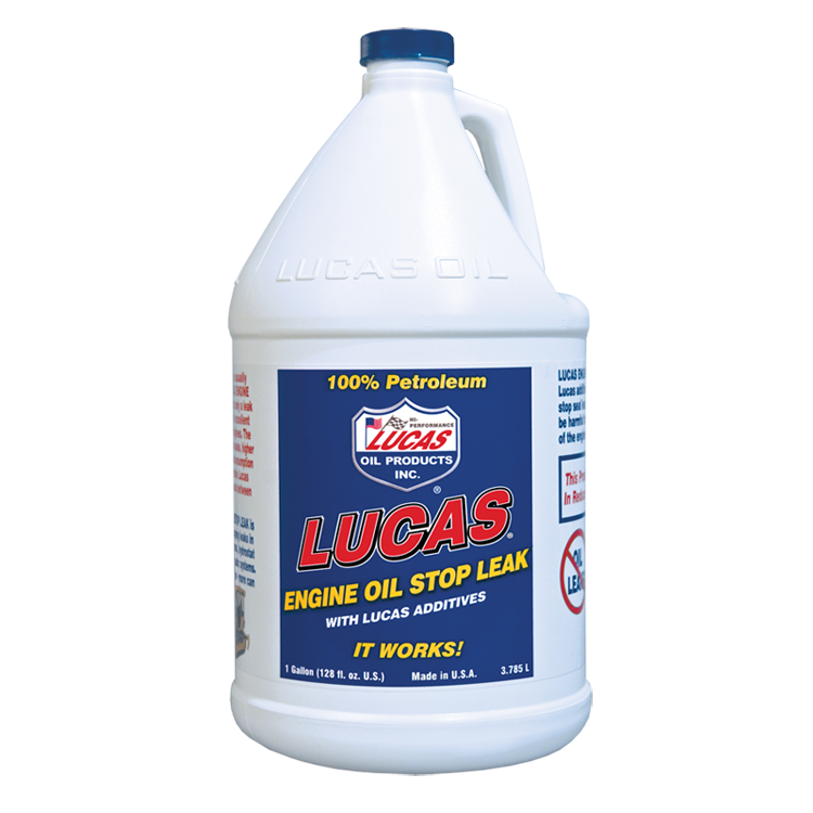 Lucas Engine Oil Stop Leak Case 4x1 Gallon