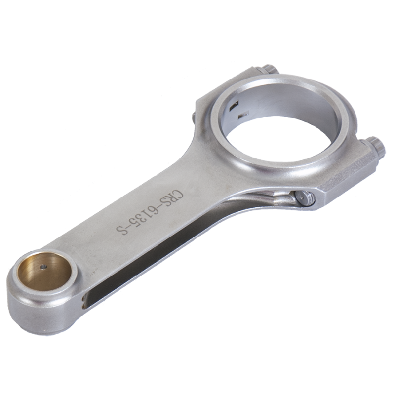 Eagle H-Beam Connecting Rod - 6.135 in Long - Bushed - 7/16 in Cap Screws - Forged - Big Block Chevy - Set of 8