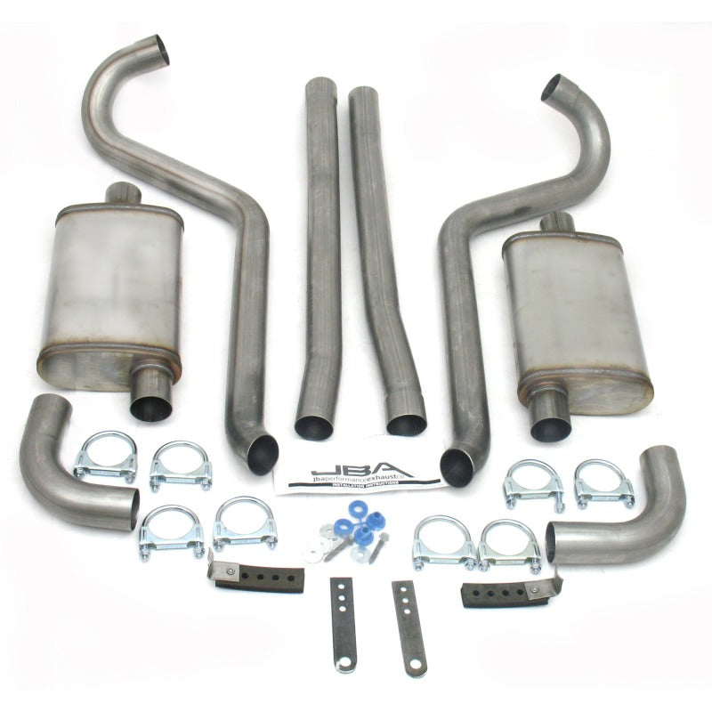 JBA Exhaust System w/ Turndws - 67-70 Mustang