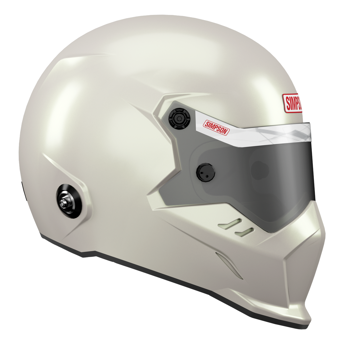 Simpson Kingsnake Helmet - Pearl White