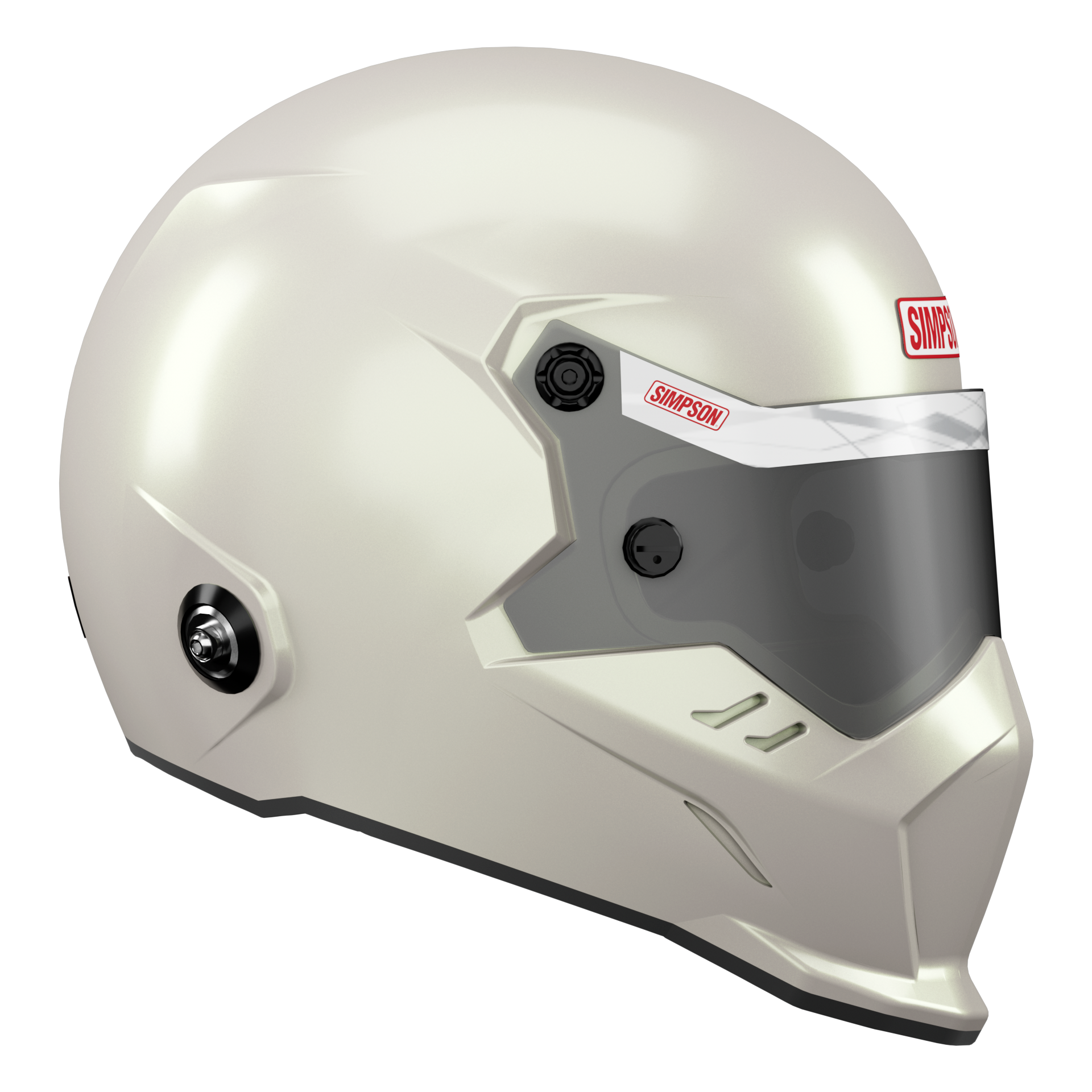 Simpson Kingsnake Helmet - Pearl White