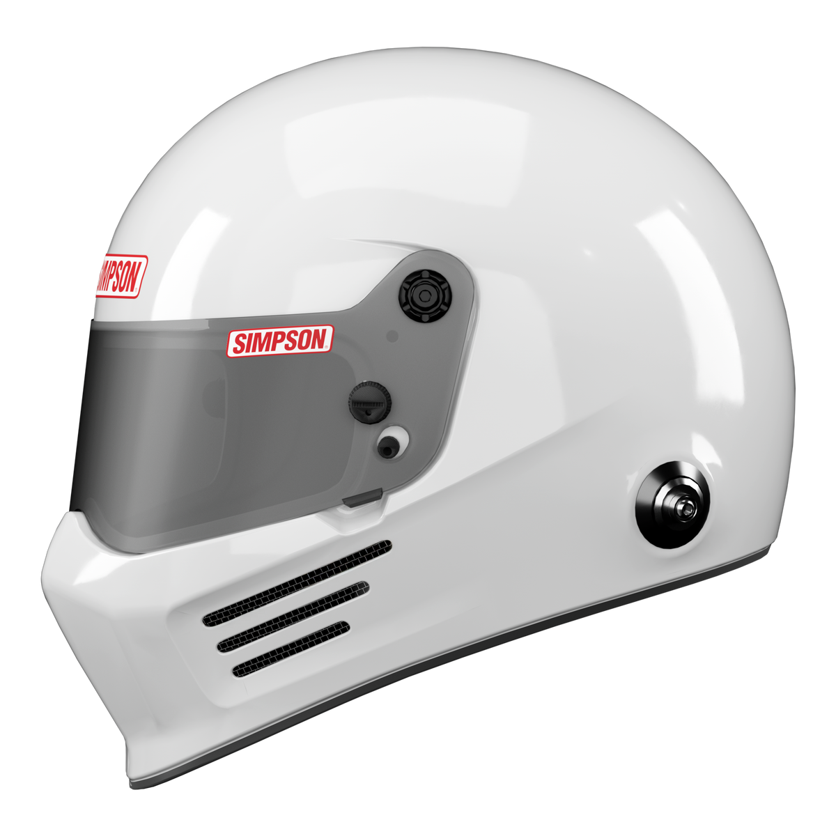 Simpson Bandit Helmet - White