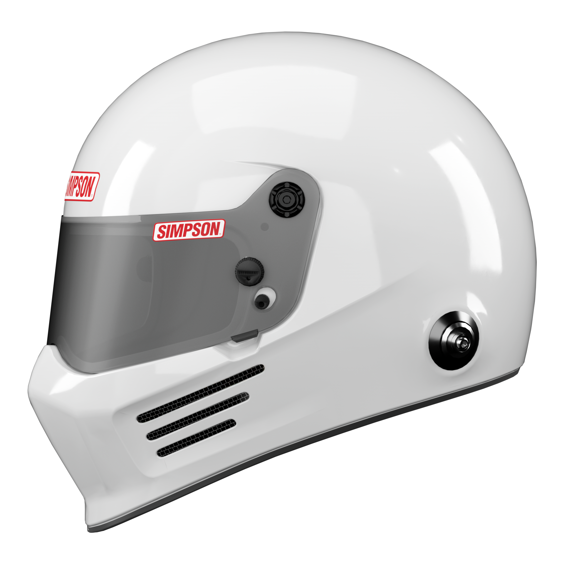【未使用】SIMPSON Super Bandit 11 パールホワイト59cm Simpson 9200051 Simpson Bandit Helmet - White – Pit Stop USA
