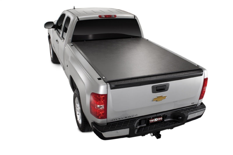 Truxedo Lo Pro Quart Roll-Up Tonneau Cover - Hook and Loop Attachment - Vinyl Top - Black - 6 ft 6 in Bed - GM Fullsize Truck 1999-2007