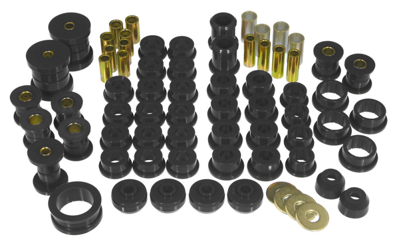 Prothane Bushing Kit - Rack / Suspension Bushings - Boots / Cushions - Black - Chevy Corvette 1984-96