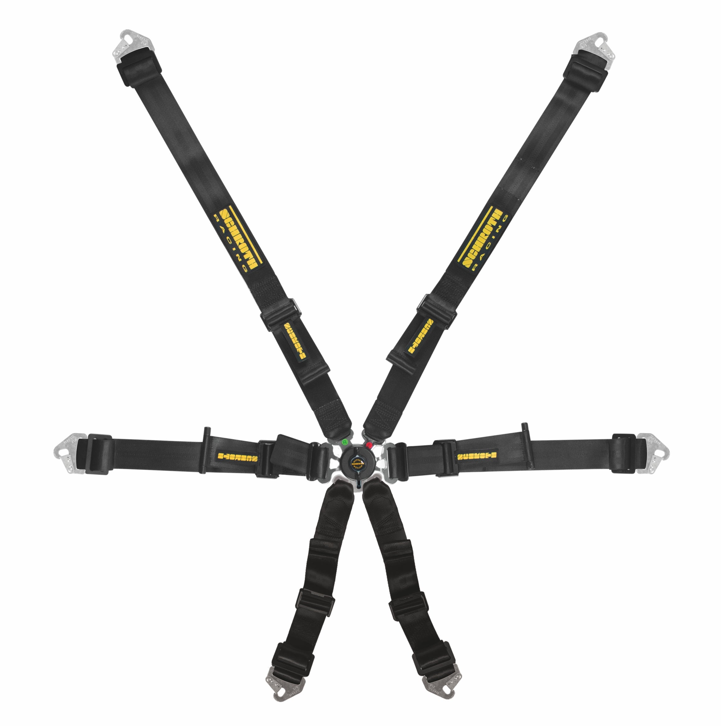 Schroth Flexi 2x2 6-Point Camlock Harness - Black