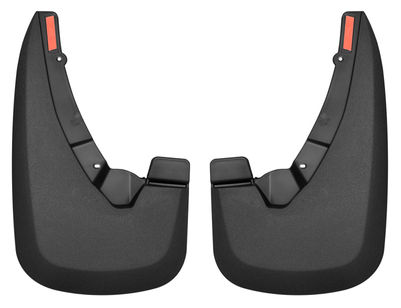 Husky Liners Front Mud Flap Plastic Black/Textured Dodge Fullsize Truck 2009-15 - Pair