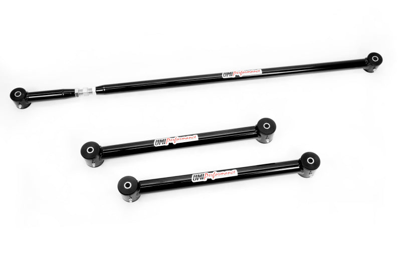 UMI Performance 1982-2002 GM F-Body Lower Control Arms & On-Car Adjustable Panhard Bar Kit - Black