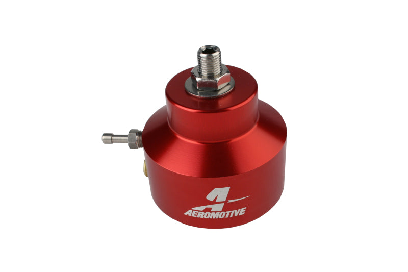 Aeromotive Fuel Pressure Regulator - 30 to 70 psi - Rail Mount - 1/8 in NPT Port - E85 / Gas - Ford 3-Bolt Rail Mount 1986-93