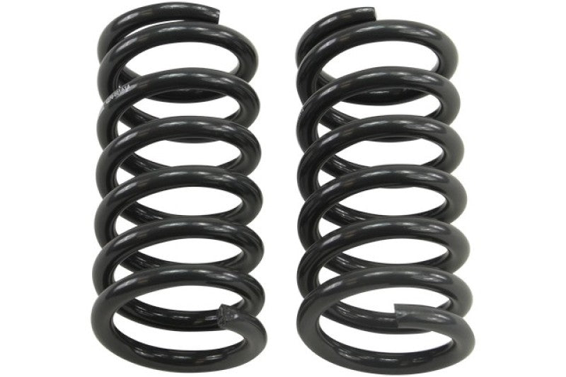 Belltech 2-1/2" Lowering Suspension Spring Kit 2 Coil Springs Silver Powder Coat Front - Mitsubishi Compact Truck 1983-96