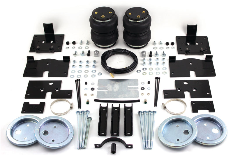 Air Lift Loadlifter 5000 Rear Air Spring Kit - 5000 lb Capacity - Black Powder Coat Brackets - Ford Fullsize Truck 2004-14