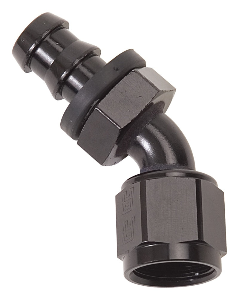 Russell Twist-Lok 45 Hose End -10 AN - Black