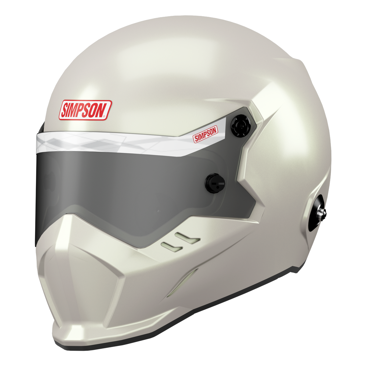 Simpson Kingsnake Helmet - Pearl White