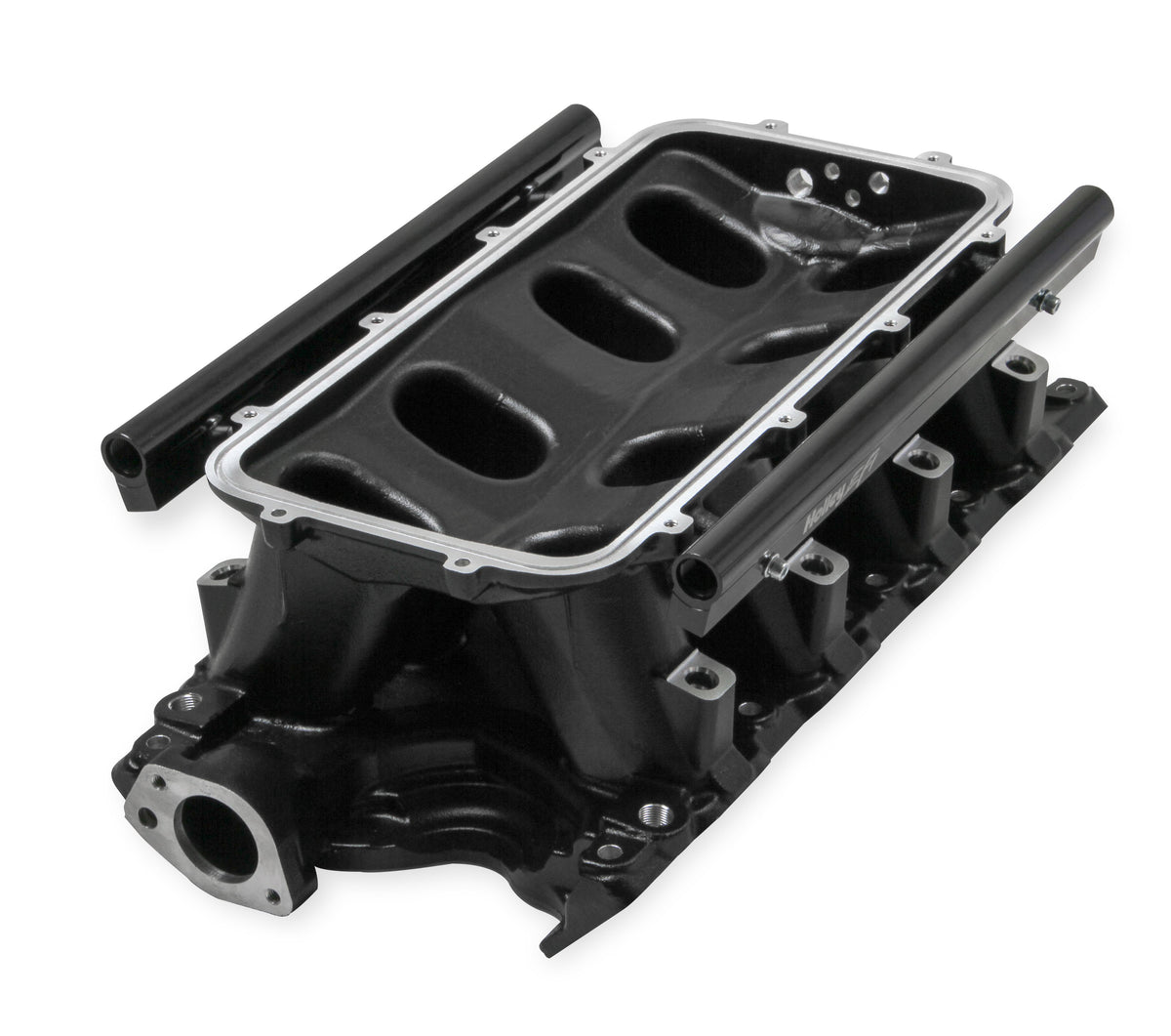Holley EFI Hi-Ram EFI Intake Manifold Kit - 105 mm Throttle Body Flange - Black - 351W Small Block Ford