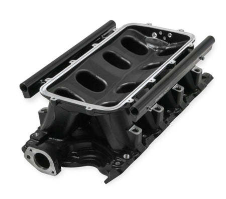 Holley EFI Hi-Ram EFI Intake Manifold Kit - 105 mm Throttle Body Flange - Black - 351W Small Block Ford