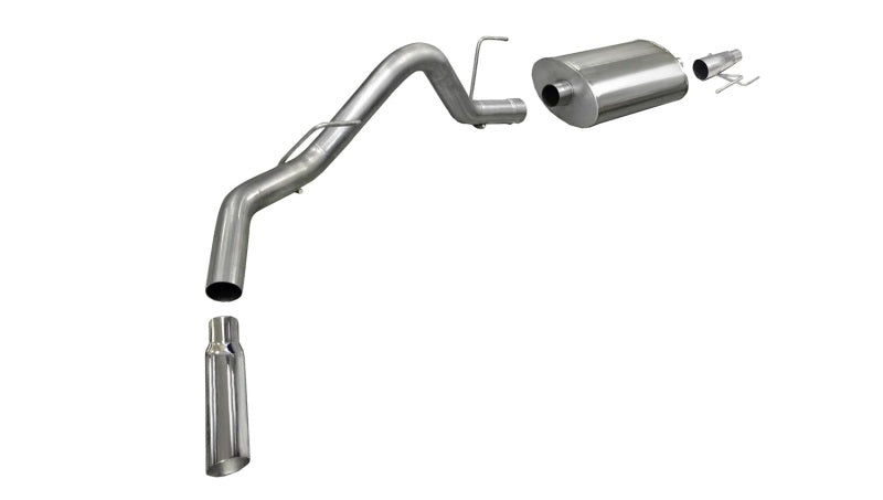 Corsa Performance Sport Exhaust System Cat Back 3" Diameter 4" Tip - Stainless