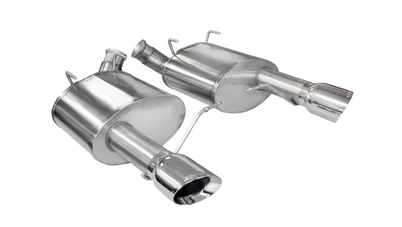 Corsa Xtreme Axle-Back Exhaust System - 3 in Diameter - 4 in Tips - Ford Coyote - Ford Mustang 2011-14