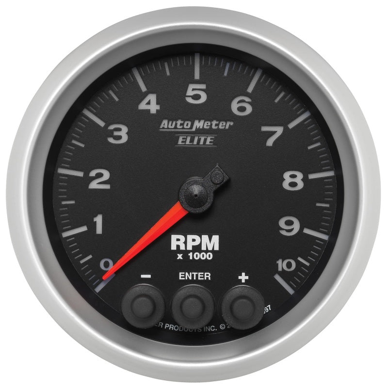 Auto Meter Elite Series Tachometer - 3-3/8 in.