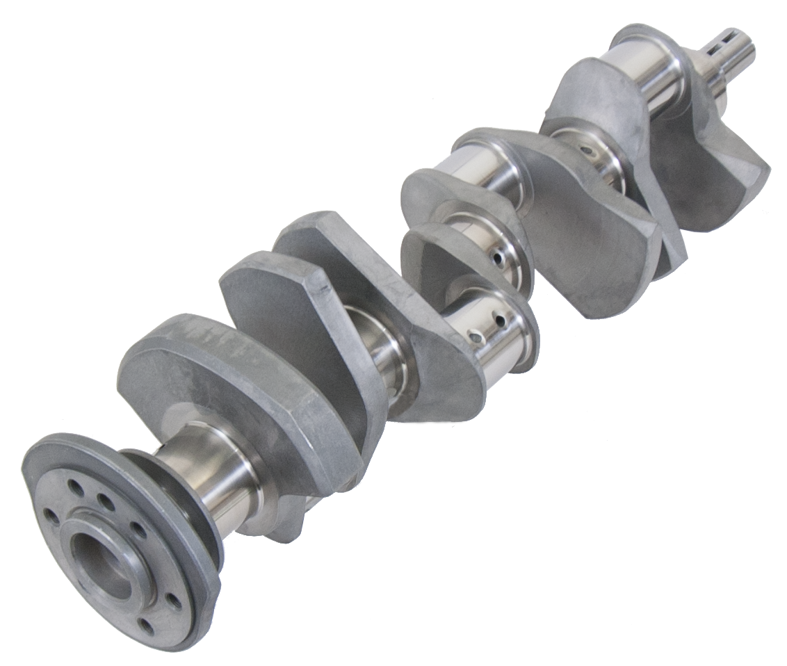 Eagle Forged Steel Crankshaft - 3.48 in Stroke - Internal Balance - 2-Piece Seal - Small Block Chevy