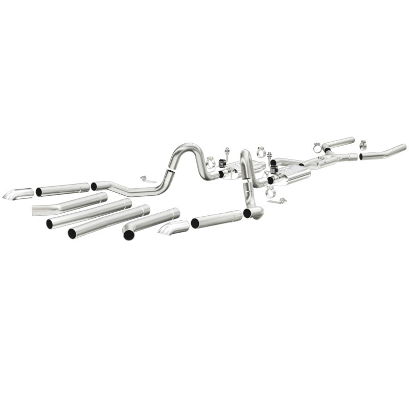 Magnaflow Performance Cat-Back Exhaust System - 2-1/2 in Diameter - 2-3/4 in Tips - V8 - GM A-Body 1964-67