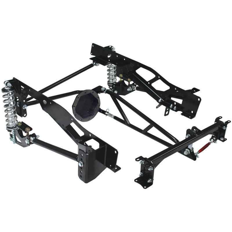 QA1 Rear Suspension Kit - Double Adjustable - 200 lb./in Spring Rate - Steel - Black Powder Coat - GM 10 Bolt - GM Full-Size Truck 1973-87