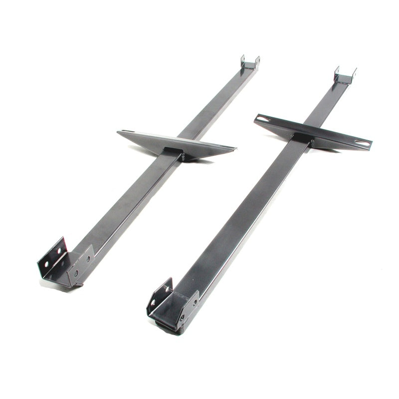 BBK Performance Gripp Subframe Connectors Bolt-On Seat Support Brackets Steel - Gray Powder Coat