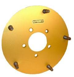 A-1 Racing Products 5 x 4.5 in Hub to Wide 5 Wheel Aluminum Wheel Adapter - 3/8 in Thick
